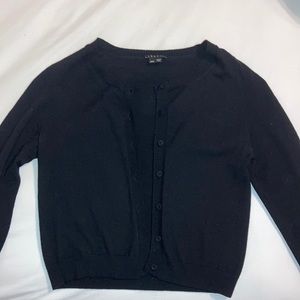 Theory black crop sweater Medium